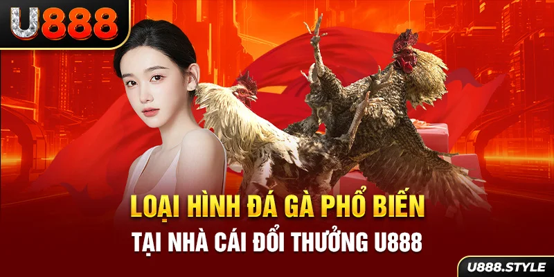 Loại hình đá gà phổ biến tại nhà cái đổi thưởng U888